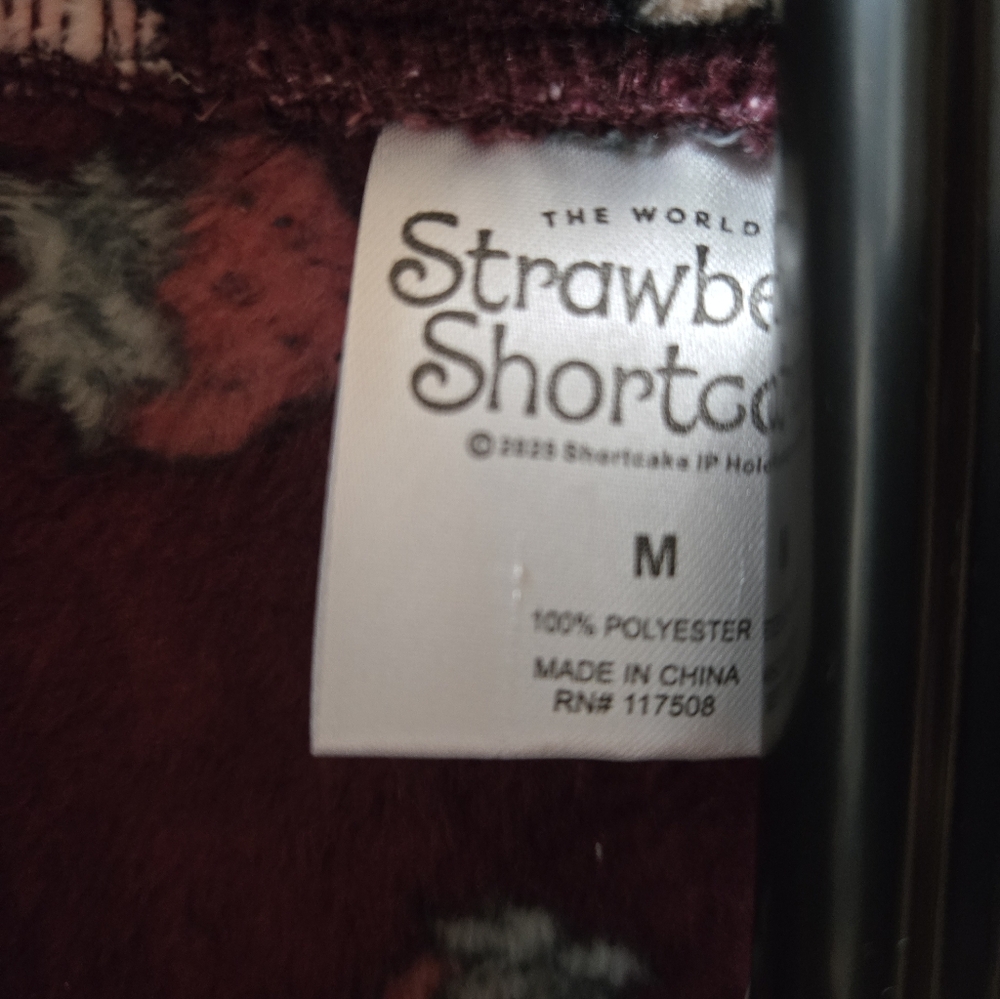 Strawberry Shortcake Fleece Zip Pullover Size M - Picture 6 of 8